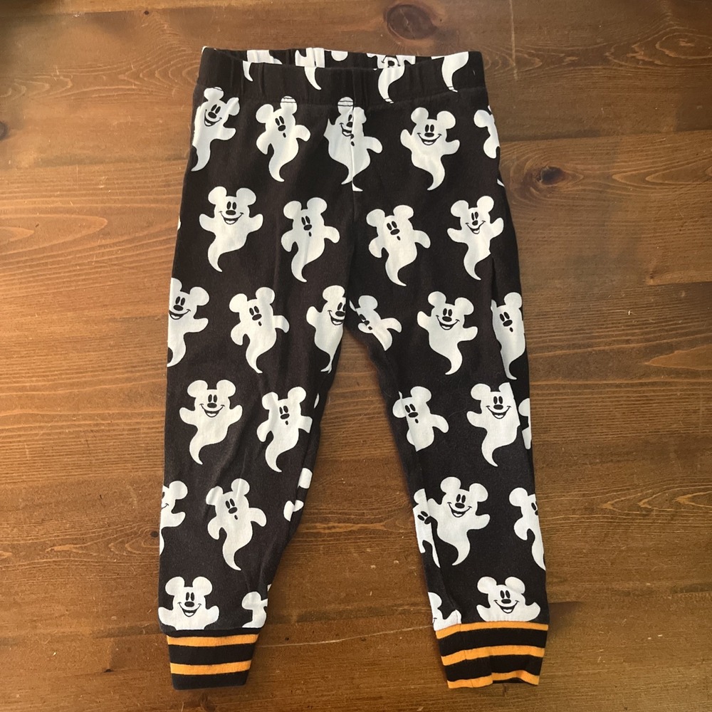 DISNEY Mickey Mouse Ghost Unisex Kid's‎ Size 2  Pajama Bottoms
